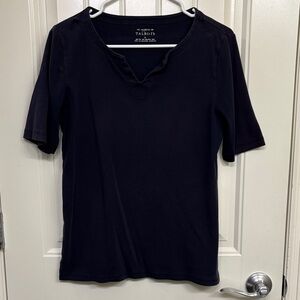 Talbots Women's Navy Blue Top